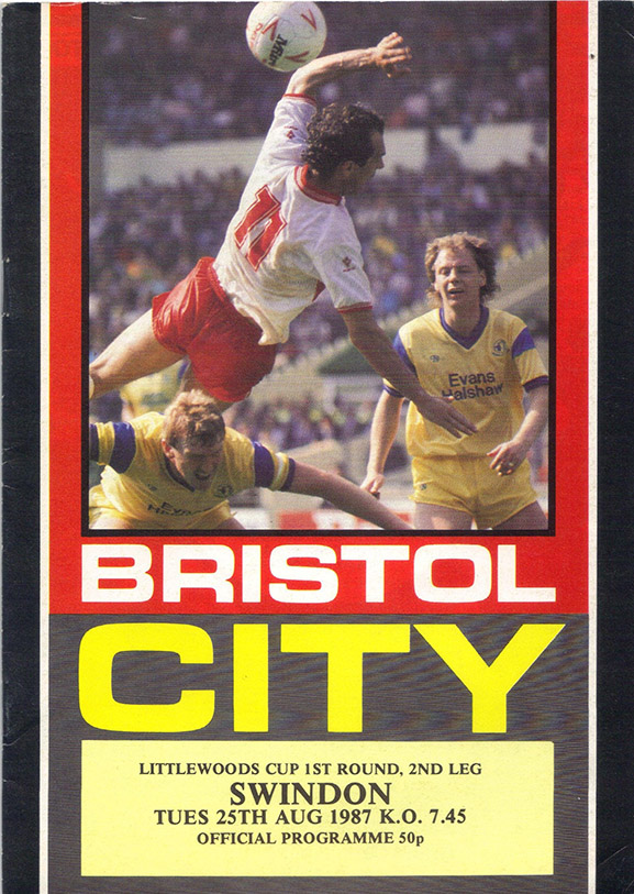 <b>Tuesday, August 25, 1987</b><br />vs. Bristol City (Away)